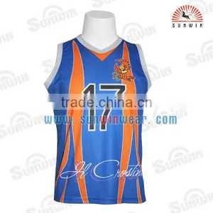 Latest Basketball Jersey Design 2016 With OEM Logo/artwork thumbnail-4