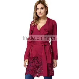 Fashion Women Woolen Trench Coats For Sale 2017 thumbnail-2