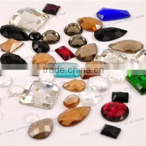 Crystal Mirror Glass Rhinestone no Hotfix Flat Back Rhinestone thumbnail-3