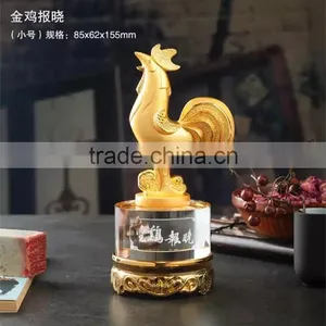 2017 High Quanlity Gold Plated Chanticleer Trophy for Business Gift thumbnail-5