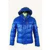 Custom Blue Short Mens Goose Down Jacket / Outerwear For Winter thumbnail-1