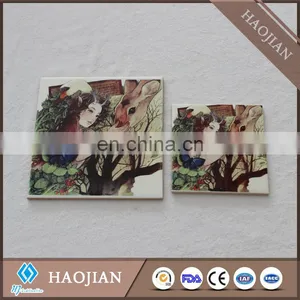 10*10 cm Ceramic Tiles Customized Designs Tiles for Sublimation Printing thumbnail-3