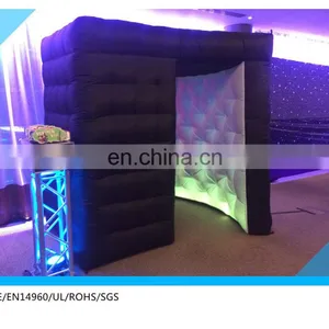 Hot Sale Black Color Photo Booth Cube Tent ,photo Booth Shell,inflatable Photo Booth Enclosure on Sale thumbnail-1