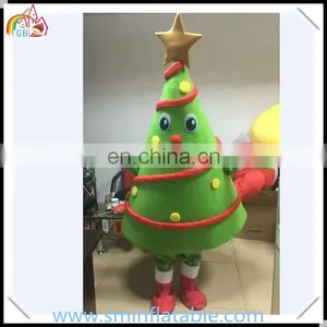 Christmas Tree Mascot Costume, Adult Green Plants Costume for Carnival/halloween Wearing thumbnail-1
