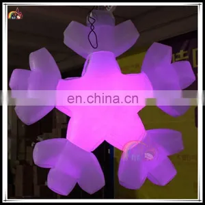 Best Price Inflatable Snowflake Lighting Christmas Decoration Wholesale Christmas Light Decoration thumbnail-2
