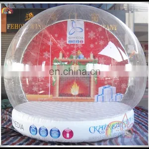 High Quality Giant Inflatable Snow Globe For Christmas Promotion thumbnail-1