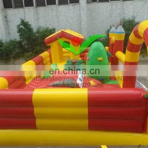 2015 High Quality Kids 9ft High Inflatable Yellow Car Fun City thumbnail-4