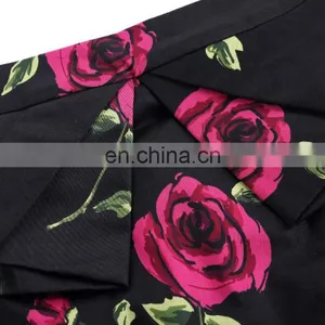 Grace Karin Occident Women's Hips-Wrapped Vintage Retro Cotton Printed Pencil Skirt CL008928-10 thumbnail-3