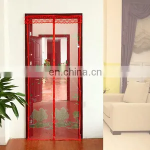 4 Colors Summer Style Bug Mesh Mesh Door Magnetic Curtains Net Screen Anti Mosquito Bug Fly Home Gate Door Magic thumbnail-3