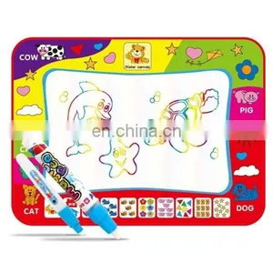 Dropshipping Children Rainbow Color Magic Doodle Water Drawing Mat With 2 Pen, Size: 80cm x 60cm thumbnail-2