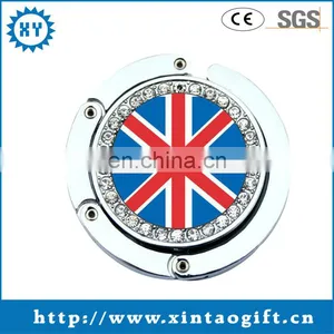 Printed Foldable Custom Metal Bag Hanger for Purse in High Quality thumbnail-1
