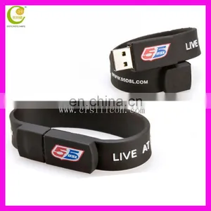 New Silicone Slap USB Wrist Band Bracelet 2tb USB Flash Drive With Free Logo thumbnail-3