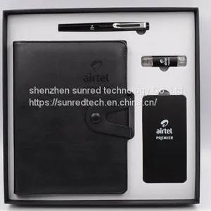 Custom 4 in 1 Christmas Corporate Gift Set, Promotional Business Gift Set Luxury 2018 With Notebook thumbnail-4