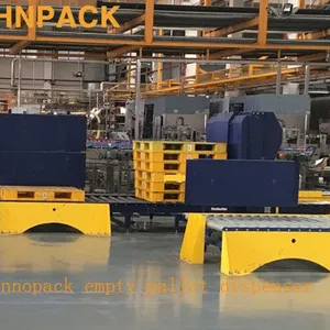 Hennopack Multiple Size Automatic Plastic Empty Pallet Magazine Dispenser Machine With CE Approved thumbnail-4