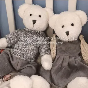 Teddy Bear Plush Toy With Pattern Skirt And Trousers From China Manufacture thumbnail-3