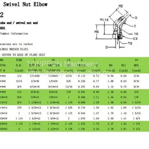 45°swivel Nut Elbow 6502 thumbnail-1