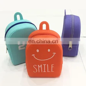 Fancy Hot Sale Backpack Shape Girls Wallet Latest Design Ladies Pouch Animal Printed Coin Case Silicone Coin Purse thumbnail-2