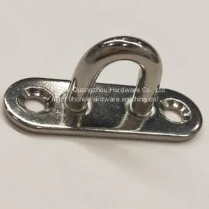 Marine Boat Hardware Stainless Steel Ring Pad Lashing Square Eye Plate thumbnail-3