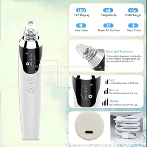 OLEN 2020 Home Use Portable Facial BlackHead Spot Acne Remover Machine Cleanser Comedo Cleaner for Black Head Removal Vacuum Device thumbnail-3