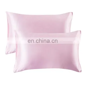 Perfect Luxury Smooth 100% Polyester Home Breathable Satin Pillowcase For Adults thumbnail-2