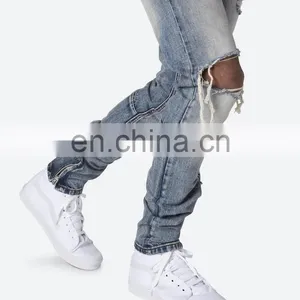 DiZNEW Custom 100% Cotton Jeans Trousers Men's Jeans Pants Crush Jeans thumbnail-7