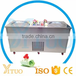 Double Pan Fried Ice Cream Machine / Ice Pan Ice Cream / Ice Cream Cold Plate thumbnail-6