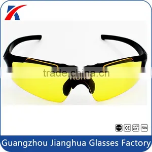 Flexible Frame High Light Transmission HD Yellow Driving Glasses Sunglasses thumbnail-1