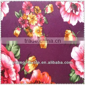 Large Flower Print Fabric thumbnail-1