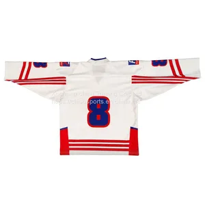 Low Price China Carbon Field Ice Hockey Stick Ice Hockey Practice Jerseys Wholesale Customized College Ice Hockey Jersey thumbnail-2