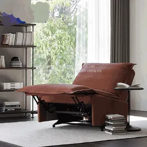 Nordic Family Single Functional Sofa Sofa Chair Modern Leather Art Leisure Single Chair Coffee Chair thumbnail-5