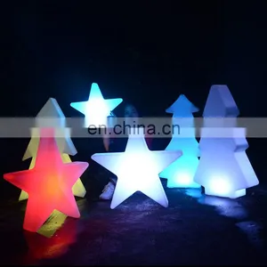 Outdoor Christmas Light Tree /outdoor Indoor Waterproof Led Christmas Lights Tree Top Led Star Outside Ceiling Light Tree Garden thumbnail-1