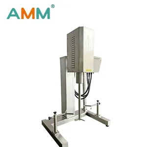 AMM-ME90 Large Capacity Mixer for Laboratory Starch Konjac Powder Mixing and Dispersion - Stainless Steel Electric Lifting and Lowering thumbnail-1