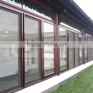 Balcony Aluminium Large Tempered Glass Sliding Door Closer thumbnail-1
