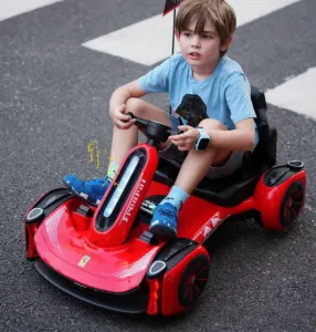 Children's go Kart, Electric Bike, Four-wheel Drifting Racing Car, Playable Toy Car, Rechargeable Electric Bike thumbnail-3