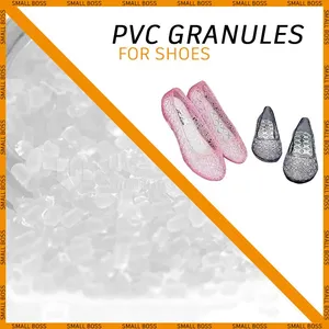 PVC Pellets Pvc Soft Crystal Granules Granulated Pvc Compound Granules for Shoes Sole thumbnail-2