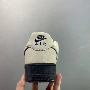 Nike Air Force 1 Low Ordnance Gray Air Force One Low-Top Athleisure Board Shoes Original Last Original ​Cardboard Woman and Men thumbnail-5