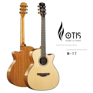 Stock 41 Inch GA Body High Grade Fashion Style Solid Wood Acoustic Guitar thumbnail-1