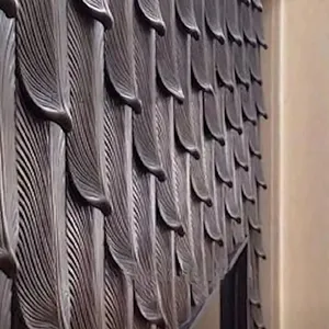 1220*600mm Pu Stone Culture Artificial Stone Interior and Exterior Wall Panels Mushroom thumbnail-3
