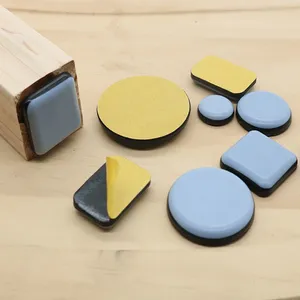 Furniture Slider Gliders Self-Stick Furniture Movers Sliders Strip for Carpet Rectangle Floor Protector Pads Furnitures Moving Pads thumbnail-1