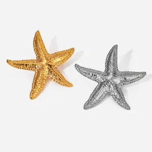 Tarnish-Free Gold Plated Earrings - Waterproof Stainless Steel Fashion Jewelry thumbnail-1