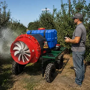 SPRY600A Remote Control Orchard Sprayer 600L With 10m Spray Width 640mm Fan and Efficient Air Assisted Technology thumbnail-1