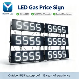 350W Control System Price Sign LED Fuel Price Sign for Gas Station 12
