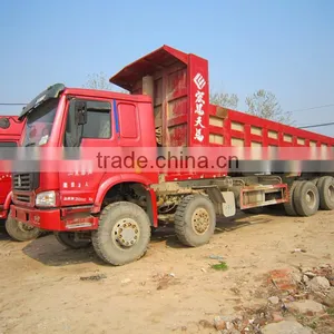 Strong Power Used Good Condition Dump Truck HOWO 40T 2012 YOM for Cheap Sale in Shanghai thumbnail-1