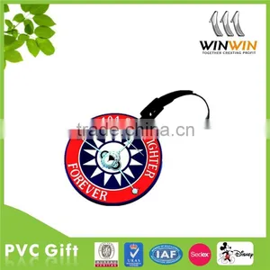 Custom 3D Soft Silicone Luggage Tag/ Pvc Luggage Tag for Souvenir thumbnail-1