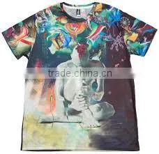 100% Cotton Sublimation T-shirts thumbnail-1