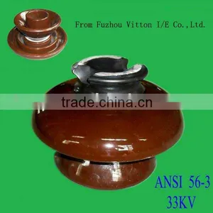 V ANSI 56-3 Porcelain Insulator thumbnail-1