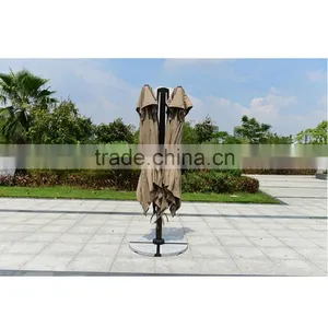 Multi Manual Double Top Two Outdoor Shade Large Folding Beach Square Umbrella Quality Choice thumbnail-3