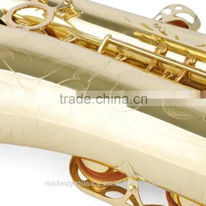 Electrophoresis Gold Lacquer Tenor Saxophone AT85G From China thumbnail-6