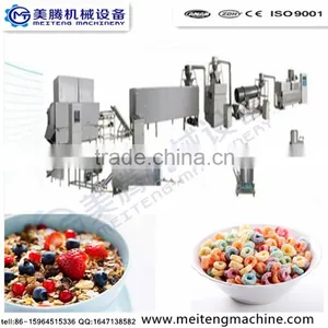 Toasted Extrusion Breakfast Cereals Corn Flake Making Machine thumbnail-2