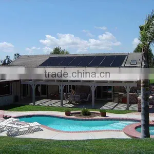 Solar Pool: Split Solar System With Double Heat Exchangers thumbnail-1